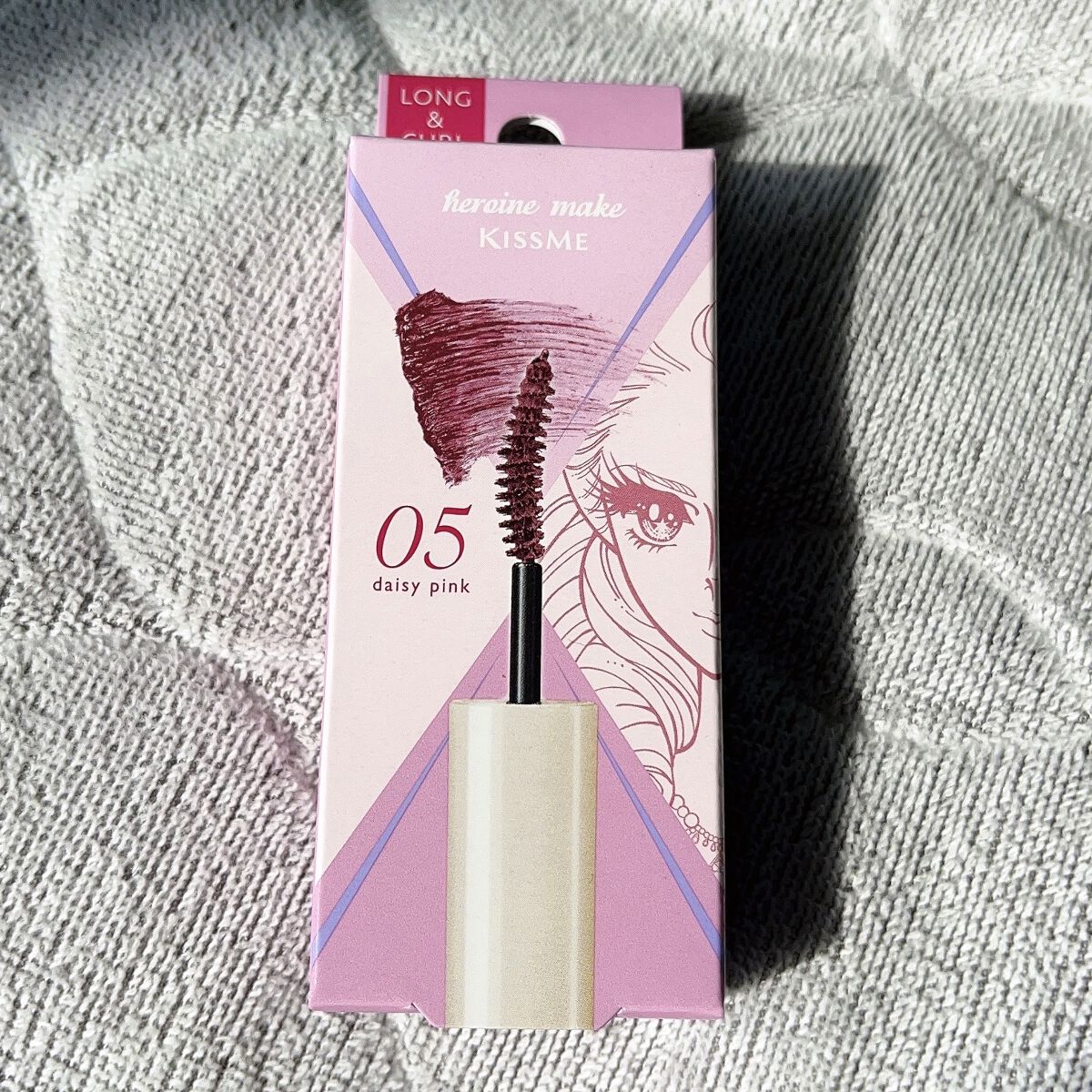 ロング＆カールマスカラ アドバンストフィルムC 05 デイジーピンク/ヒロインメイク/マスカラを使ったクチコミ（2枚目）
