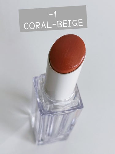 38℃/99℉ LIPSTICK  ＜YOU＞ -1　CORAL-BEIGE/UZU BY FLOWFUSHI/口紅を使ったクチコミ（2枚目）