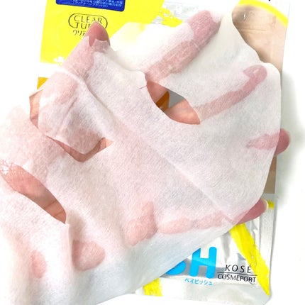 クリアターン ベイビッシュ 朝ケアマスクのクチコミ「洗顔、角質ケア、スキンケア、化粧下地
朝におすすめのシートマスク
シートのサイズはやや小さめ.....」(3枚目)