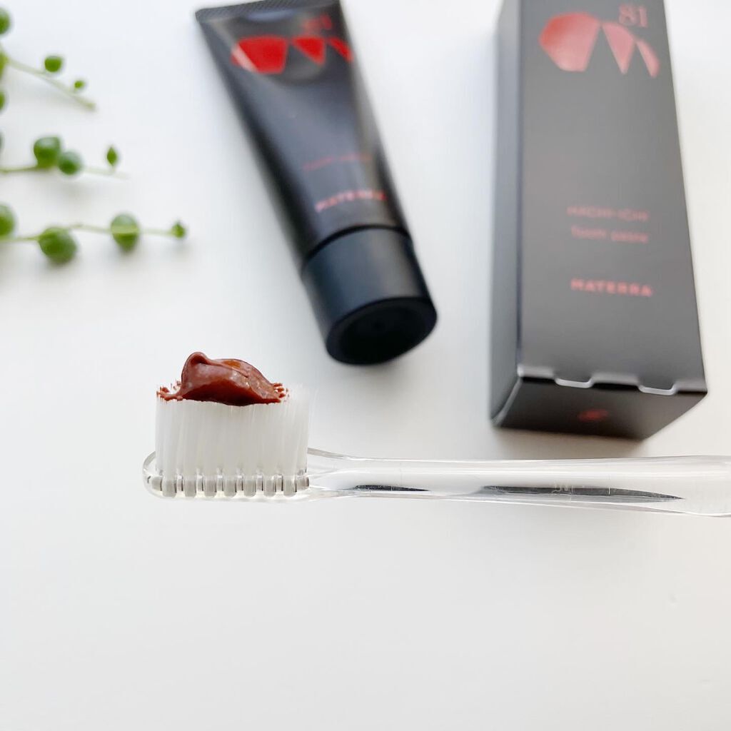 81マテラ ハミガキマッサージクリーム/MATERRA81/その他オーラルケアを使ったクチコミ（2枚目）