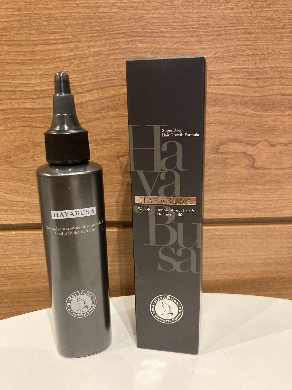 超濃密育毛剤　HAYABUSA/HAYABUSA/頭皮ローションを使ったクチコミ（1枚目）