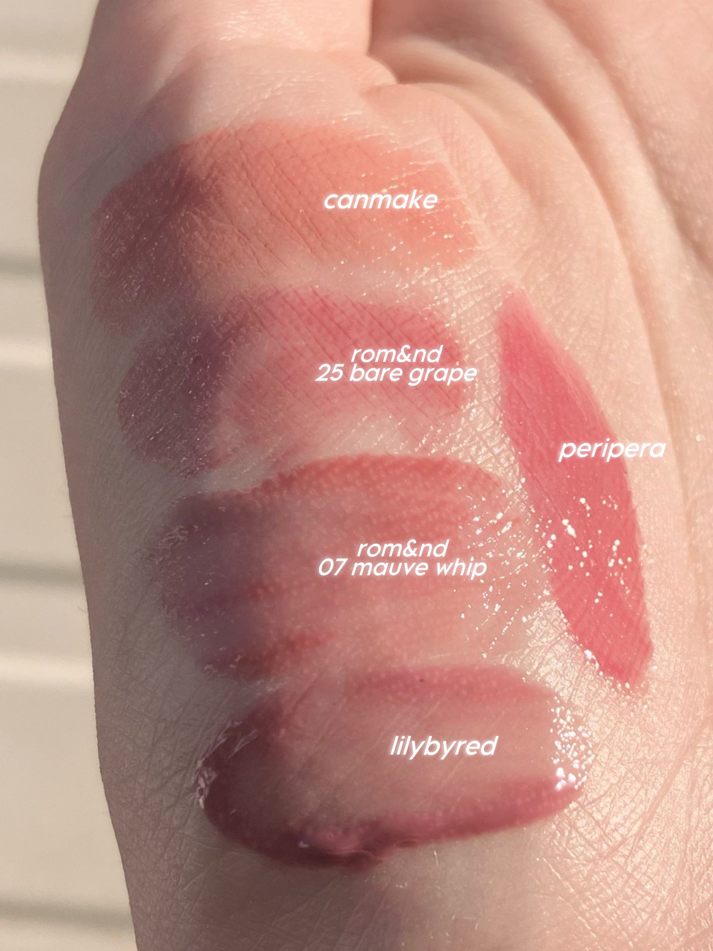 ジューシーラスティングティント/rom&nd/リップティントを使ったクチコミ(5枚目)