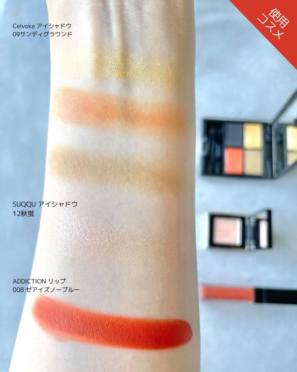 ヴォランタリーベイシス アイパレット/Celvoke/アイシャドウパレットを使ったクチコミ(3枚目)