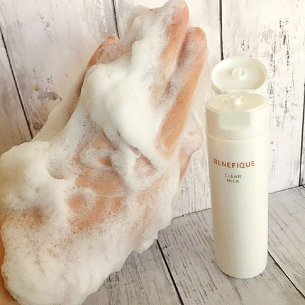 クリアミルク/BENEFIQUE/その他洗顔料を使ったクチコミ(8枚目)