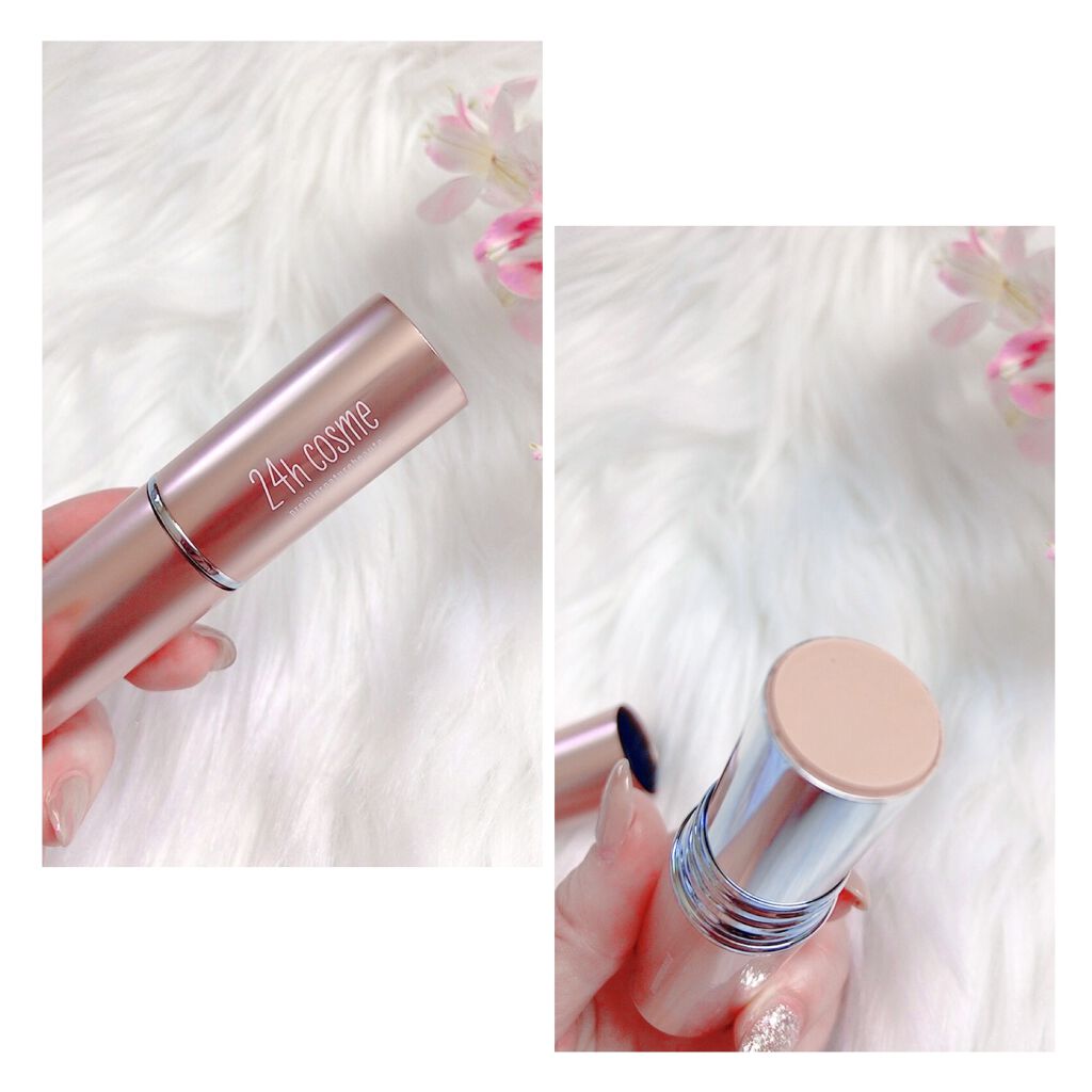 24 ミネラルモイストスティックファンデ/24h cosme/その他ファンデーションを使ったクチコミ(3枚目)