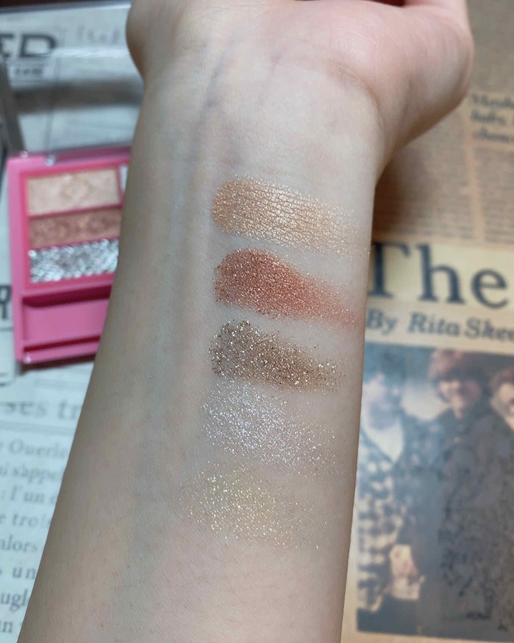 トリプルレシピアイズ/インテグレート/アイシャドウパレットを使ったクチコミ(3枚目)