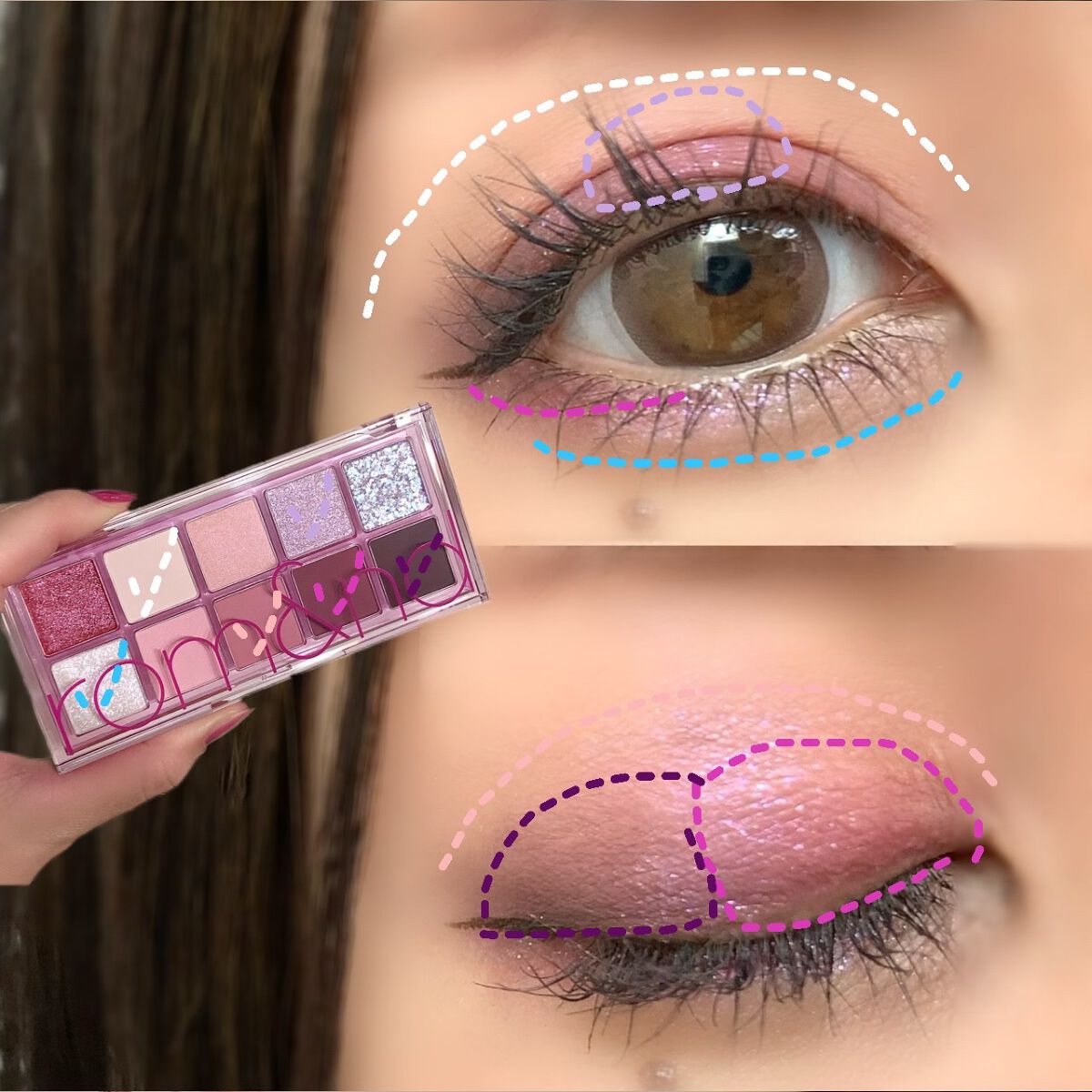 ベターザンパレット/rom&nd/アイシャドウパレットを使ったクチコミ（3枚目）