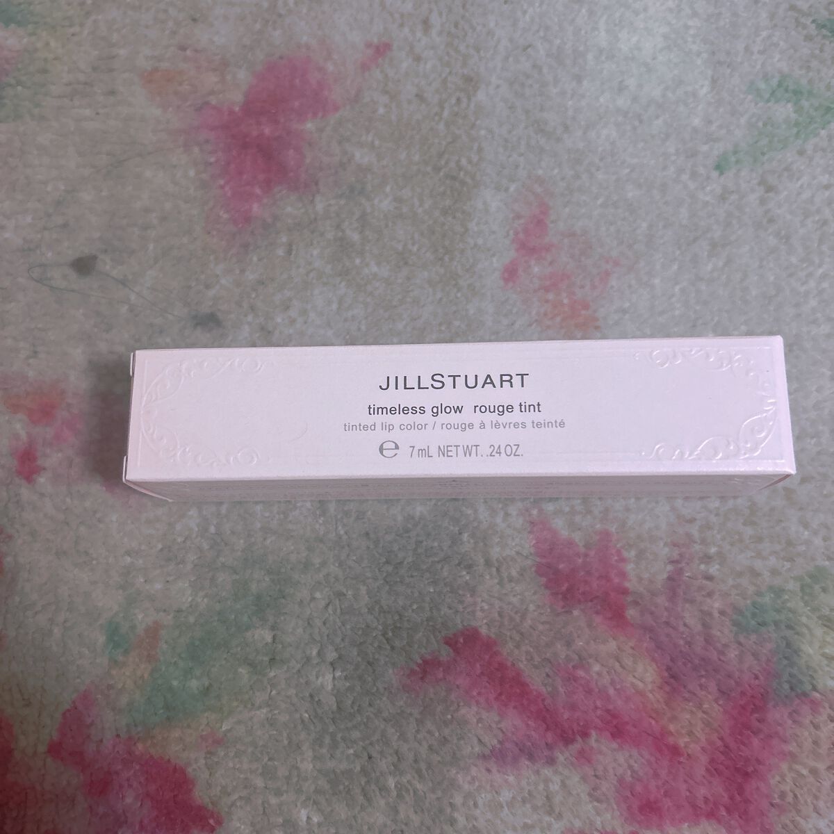 ジルスチュアート タイムレスグロウ ルージュティント 101（限定）tea chocolate /JILL STUART/リップティントを使ったクチコミ（1枚目）