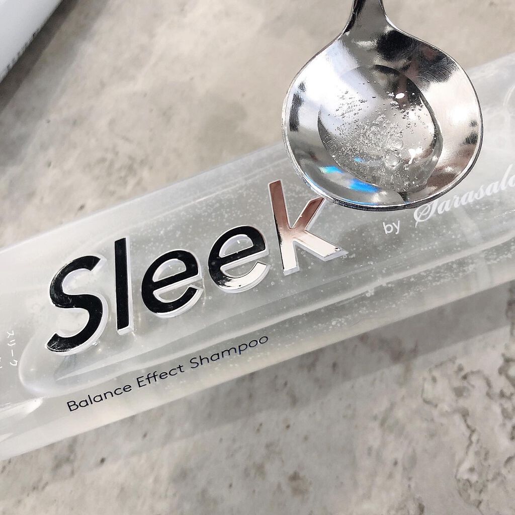 スリーク by サラサロン バランスエフェクトマスクのクチコミ「sleek♡

✔︎バランスエフェクトシャンプー

パサつき・うねりを抑えてまとまる髪へ
優し.....」（3枚目）