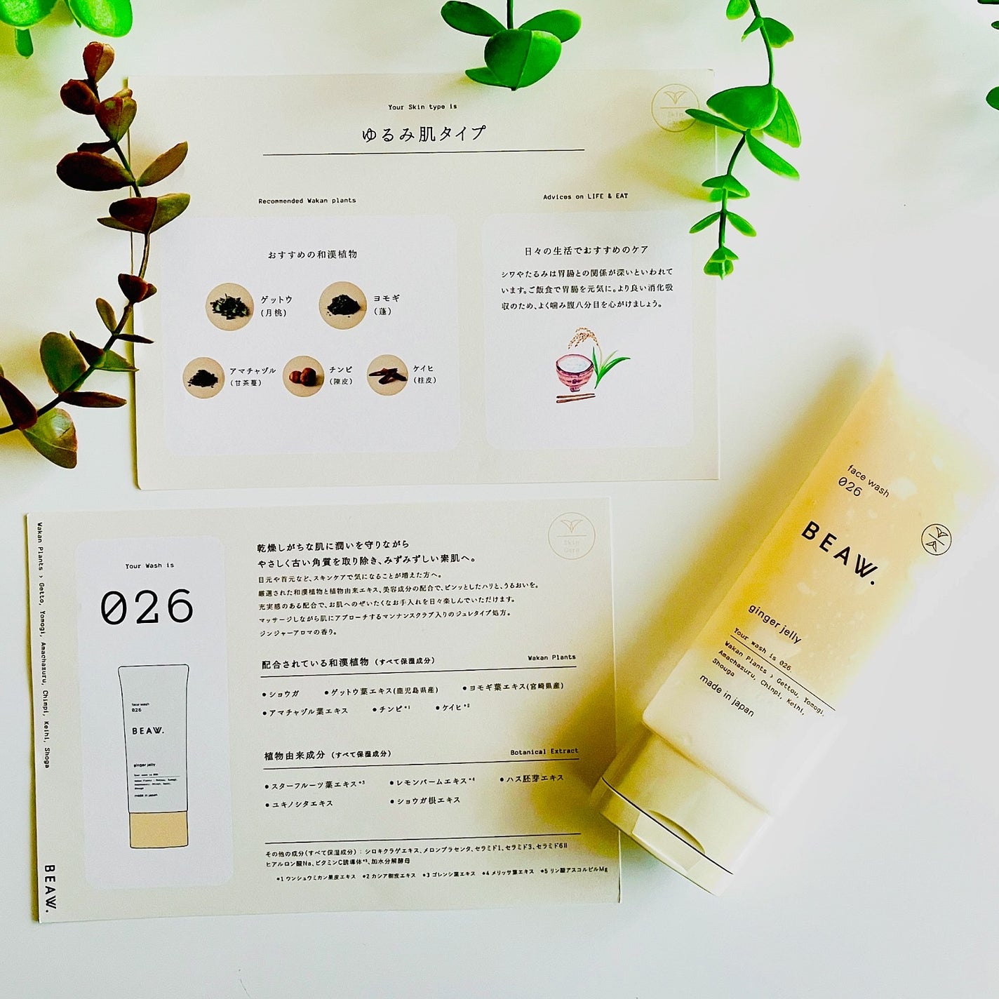 フェイスウォッシュ026 ジンジャージェリー/BEAW./洗顔フォームを使ったクチコミ(2枚目)