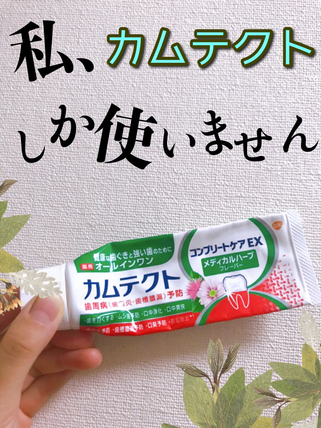 カムテクト コンプリートケアEX/カムテクト/歯磨き粉を使ったクチコミ（1枚目）