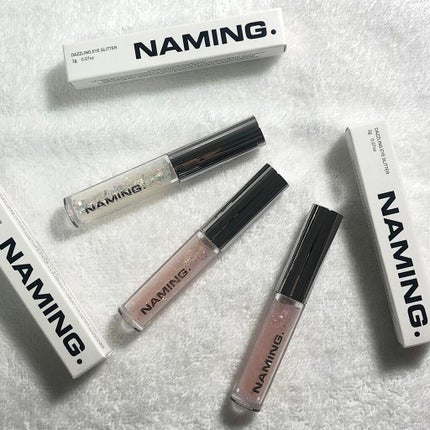 ダズリングアイグリッター ORT01 NOT-ORANGE/NAMING./リキッドアイシャドウを使ったクチコミ(1枚目)