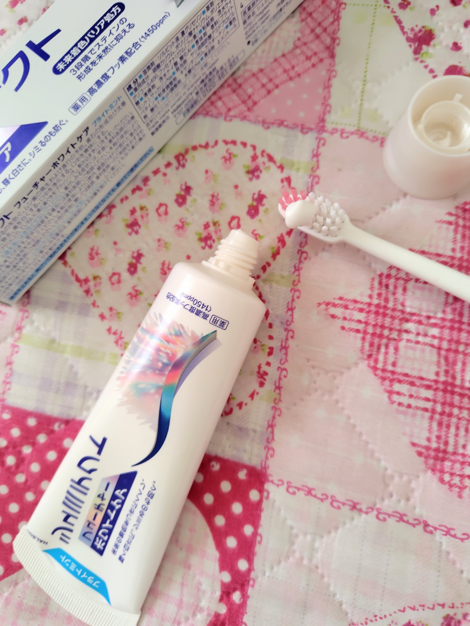 シュミテクト フューチャーホワイトケア（医薬部外品）6歳以上用/シュミテクト/歯磨き粉を使ったクチコミ（3枚目）