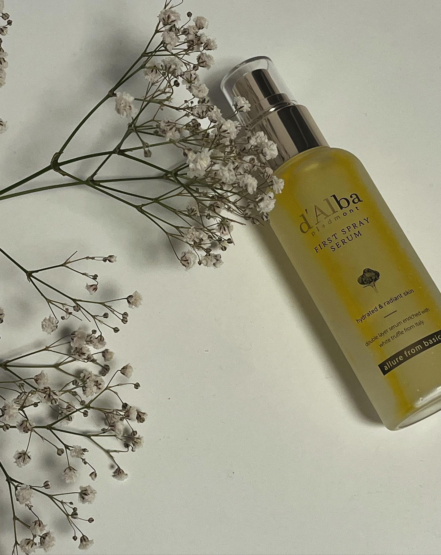 ダルバ ホワイトトリュフファーストスプレーセラム/ダルバ/ミスト状化粧水を使ったクチコミ（2枚目）