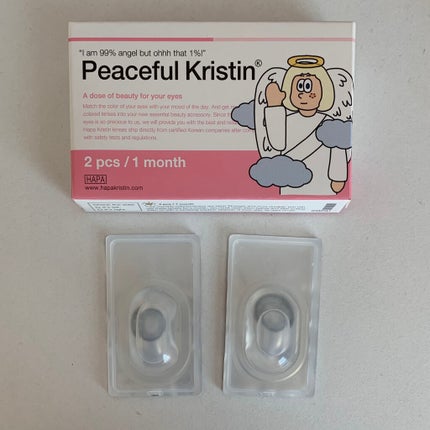 Peaceful Kristen/Hapa kristin/カラーコンタクトレンズを使ったクチコミ(3枚目)