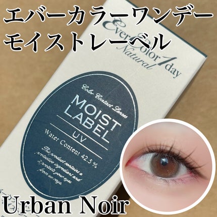 エバーカラーワンデーナチュラル モイストレーベルUV/エバーカラー/ワンデー(1DAY)カラコンを使ったクチコミ(1枚目)