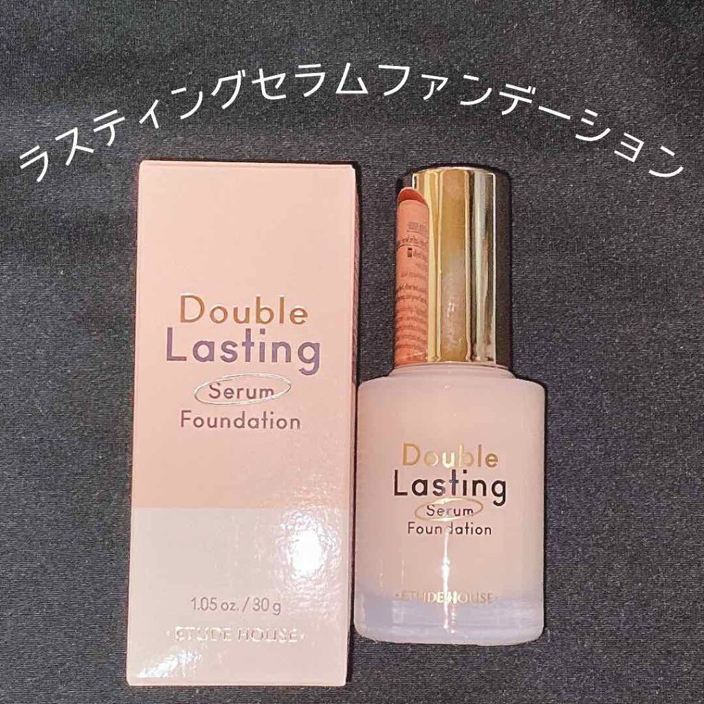 ダブルラスティング セラムファンデーション/ETUDE/リキッドファンデーションを使ったクチコミ（1枚目）