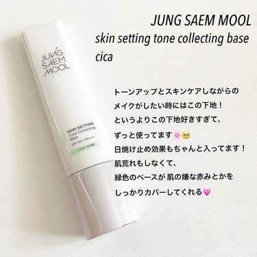 スキンセッティング トーンコレクティング ベース/JUNG SAEM MOOL/化粧下地を使ったクチコミ（3枚目）