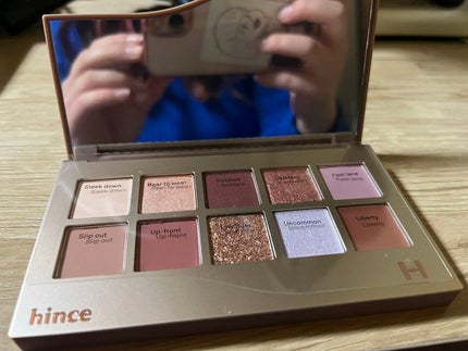 ニューデップスアイシャドウパレット/hince/アイシャドウパレットを使ったクチコミ(1枚目)