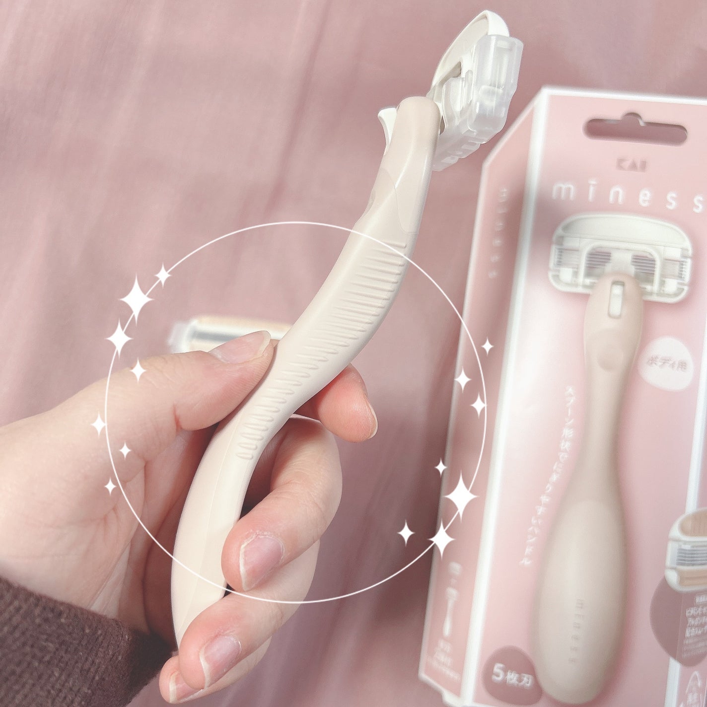 miness ボディ用カミソリ 替刃2個付/貝印/シェーバーを使ったクチコミ(2枚目)