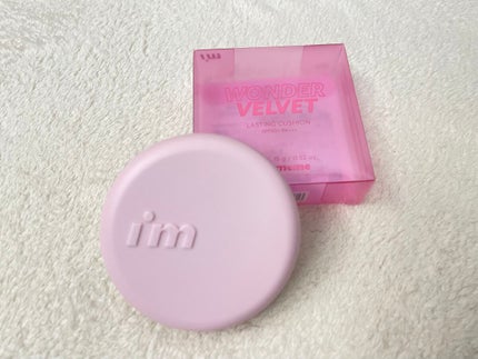 ワンダーベルベットラスティングクッション/i’m meme/クッションファンデーションを使ったクチコミ(1枚目)