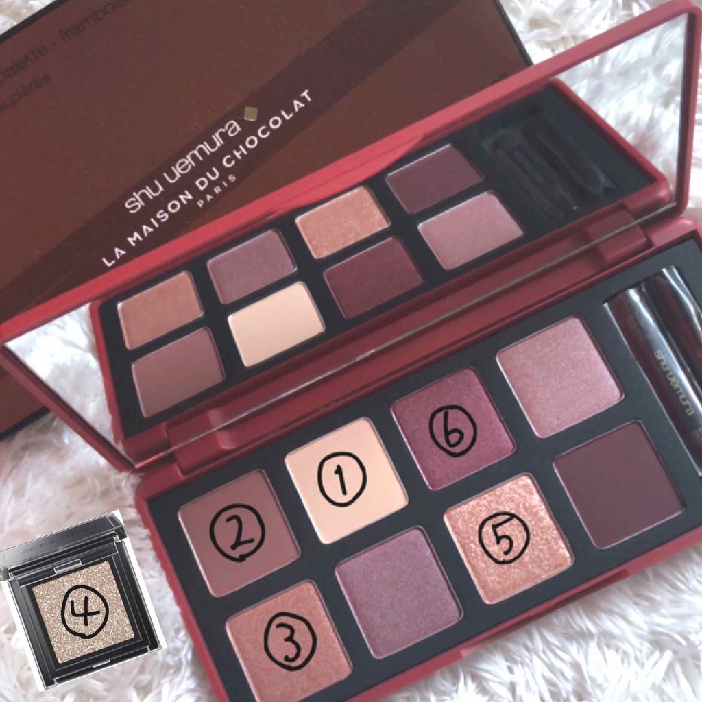 ガナッシュ アンド プラリネ アイパレット/shu uemura/アイシャドウパレットを使ったクチコミ（2枚目）