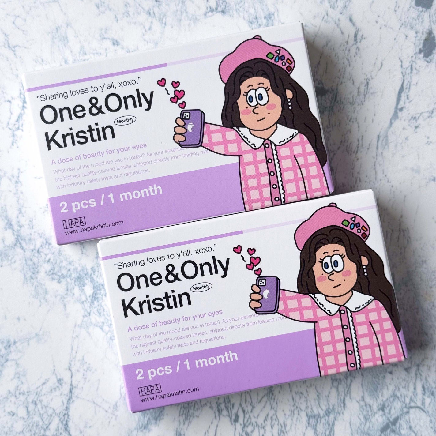 One&Only Kristin Plus/Hapa kristin/カラーコンタクトレンズを使ったクチコミ(5枚目)