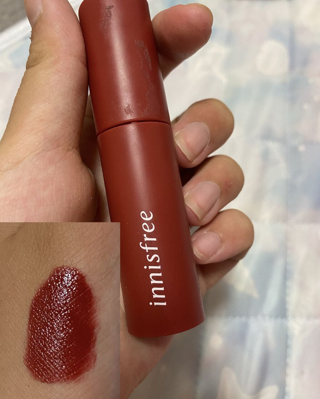 ビビッドコットン インクティント 14/innisfree/口紅を使ったクチコミ（1枚目）