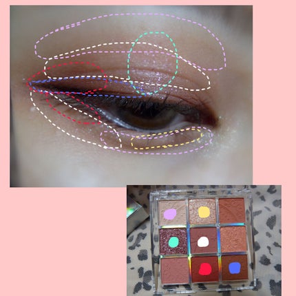 クォーツ 9色アイシャドウパレット(ドリームランドアイシャドウ)/ZEESEA/アイシャドウパレットを使ったクチコミ(4枚目)