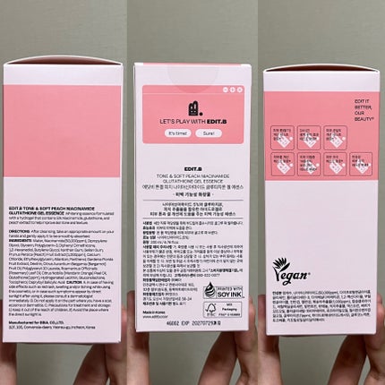 ピーチ ナイアシンアミド GLT ジェルエッセンス/EDIT.B/美容液を使ったクチコミ(5枚目)