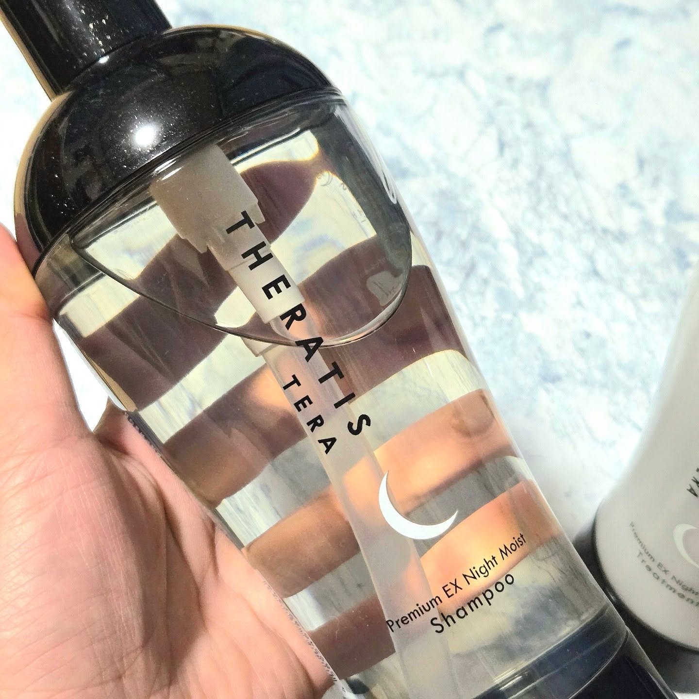 セラティス テラ プレミアム EX ナイト モイスト シャンプー/ヘアトリートメント/THERATIS/市販シャンプーを使ったクチコミ（2枚目）