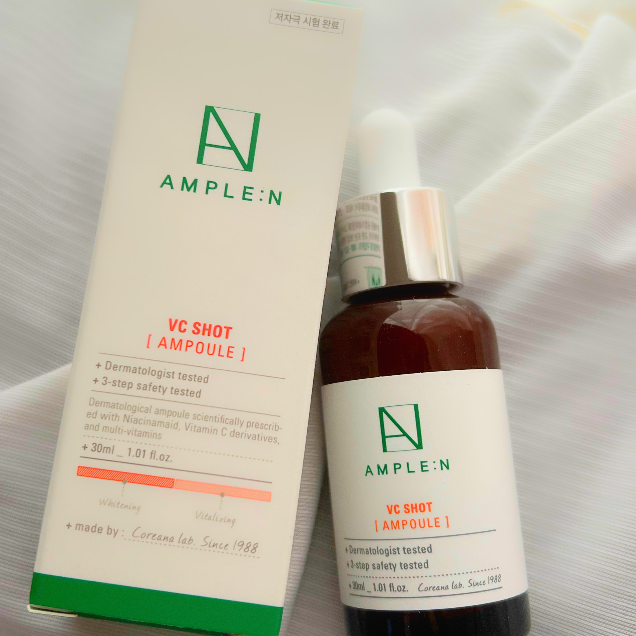 ビタミンCショット（VCショット）美容液/AMPLE:N/美容液を使ったクチコミ（1枚目）