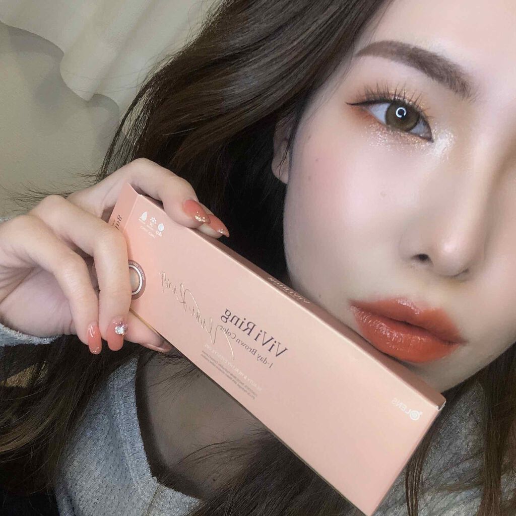 ViVi Ring 1day/OLENS/ワンデー(1DAY)カラコンを使ったクチコミ(1枚目)