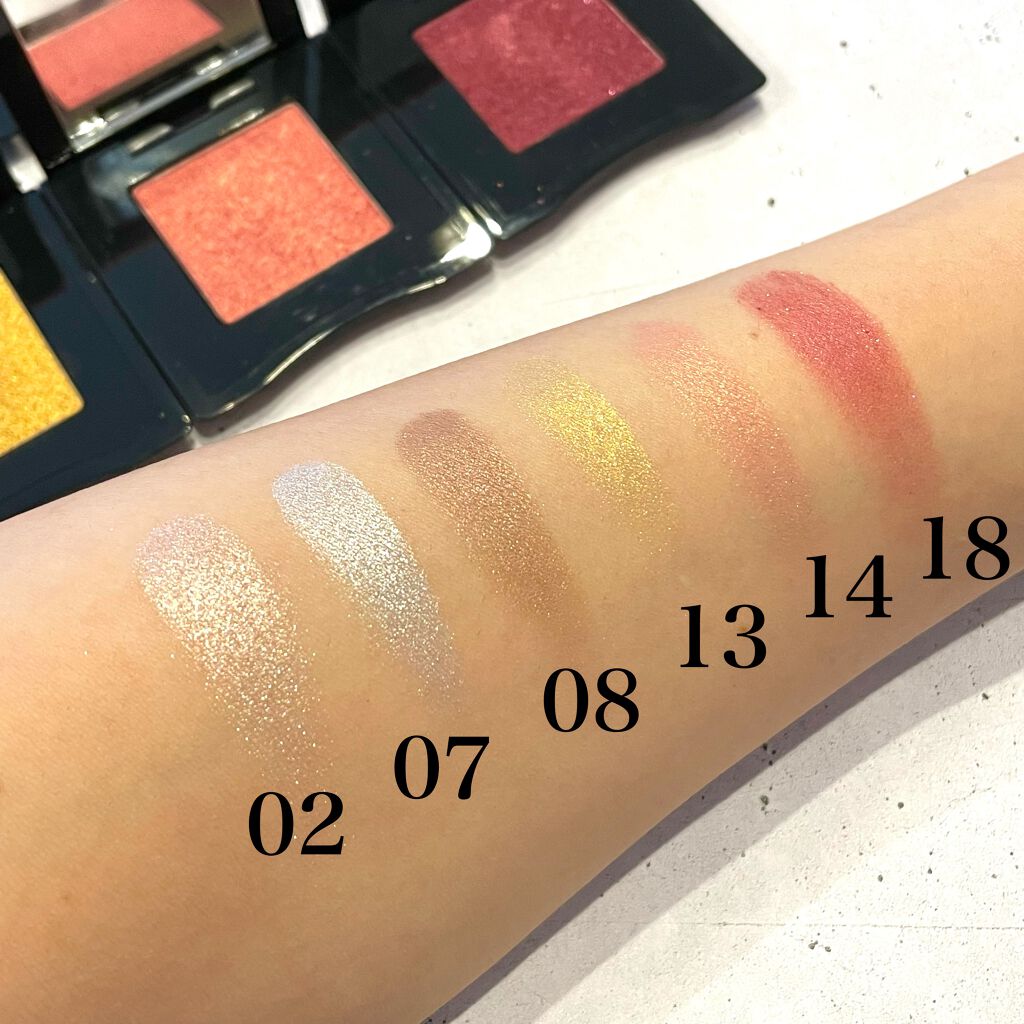 ポップ パウダージェル アイシャドウ 07 Shari-Shari Silver/SHISEIDO/単色アイシャドウを使ったクチコミ（2枚目）