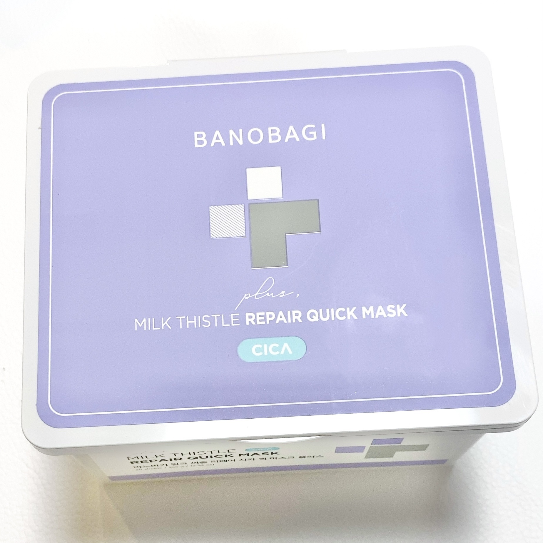 ミルクシスルリペアシカクイックマスクプラス/BANOBAGI/シートマスク・パックを使ったクチコミ（1枚目）