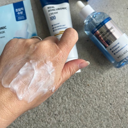 リアルヒアルロニックブルーアンプル 100/Wellage/美容液を使ったクチコミ(5枚目)