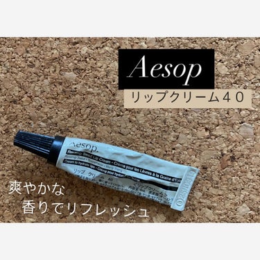 リップクリーム 40/Aesop/リップケア・リップクリームを使ったクチコミ（1枚目）