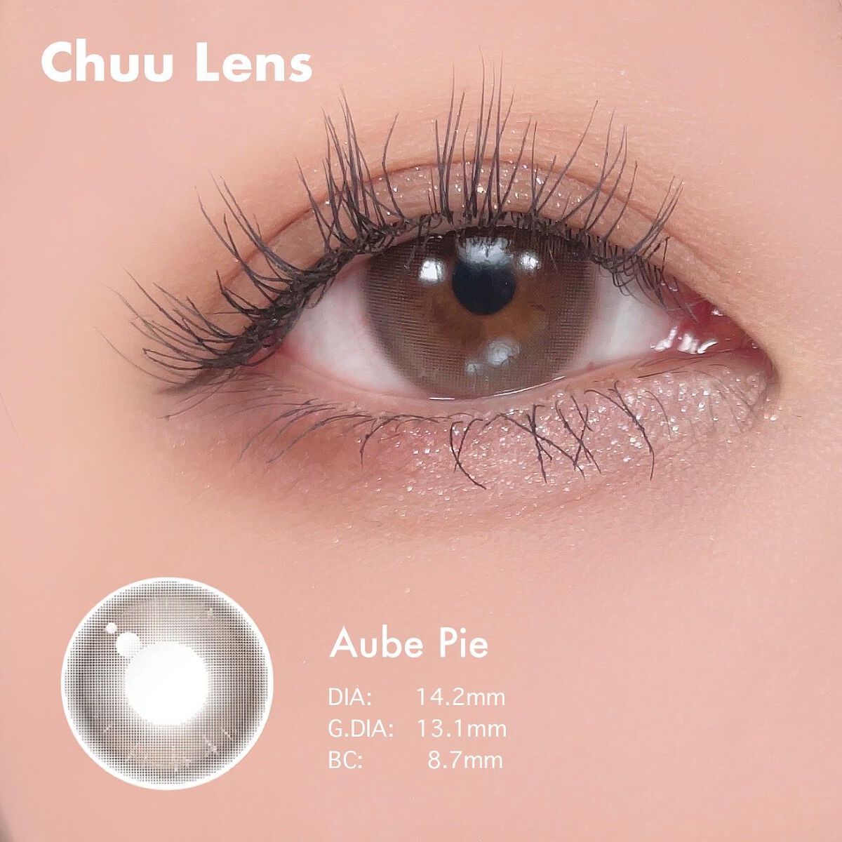 aube pie/chuu LENS/カラーコンタクトレンズを使ったクチコミ(3枚目)