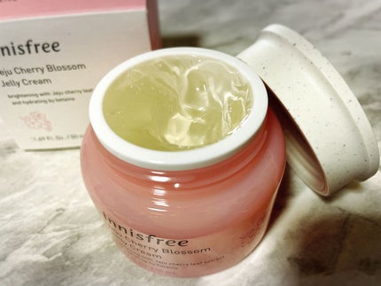 チェリーブロッサム ジェリークリーム N/innisfree/フェイスクリームを使ったクチコミ(2枚目)