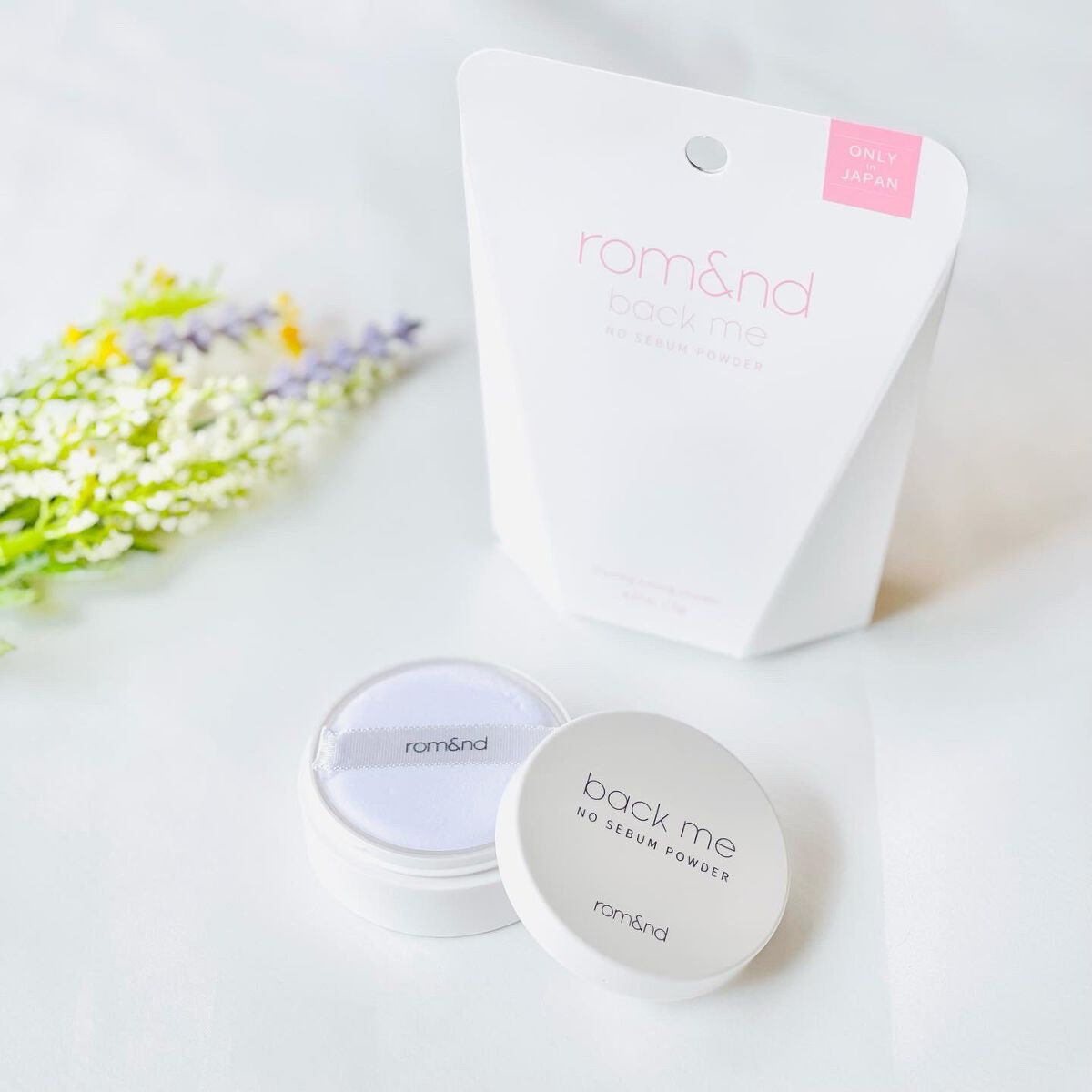 バックミーノーセバムパウダー/rom&nd/ルースパウダーを使ったクチコミ(1枚目)