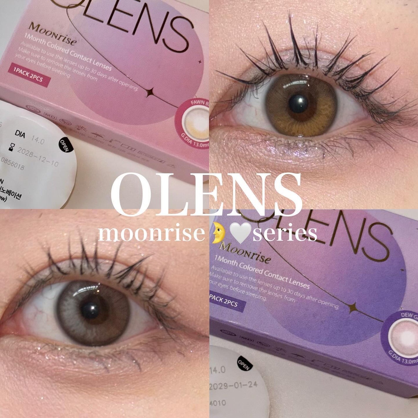 Moonrise 1Month/OLENS/1ヶ月(1MONTH)カラコンを使ったクチコミ(1枚目)