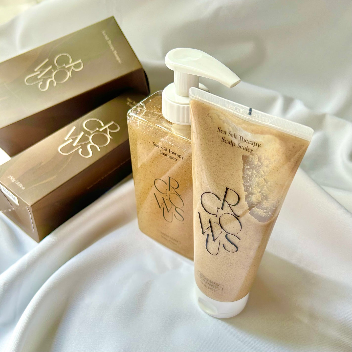 シーソルトセラピースカルプスケーラー/GROWUS/ヘッドスクラブを使ったクチコミ(6枚目)