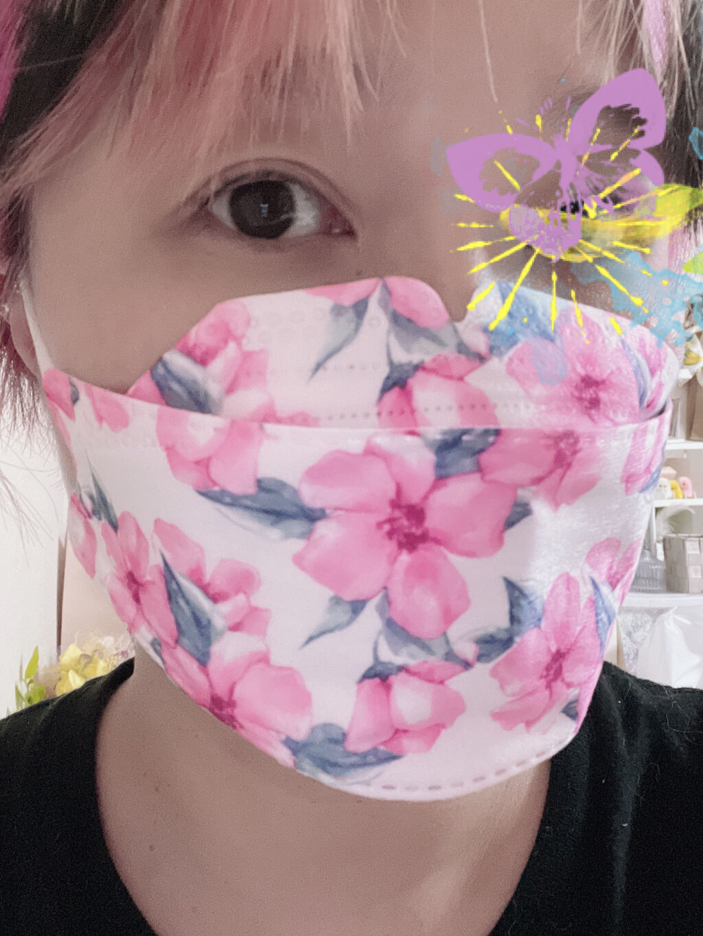 立体構造　不織布マスク/Qoo10/マスクを使ったクチコミ（2枚目）