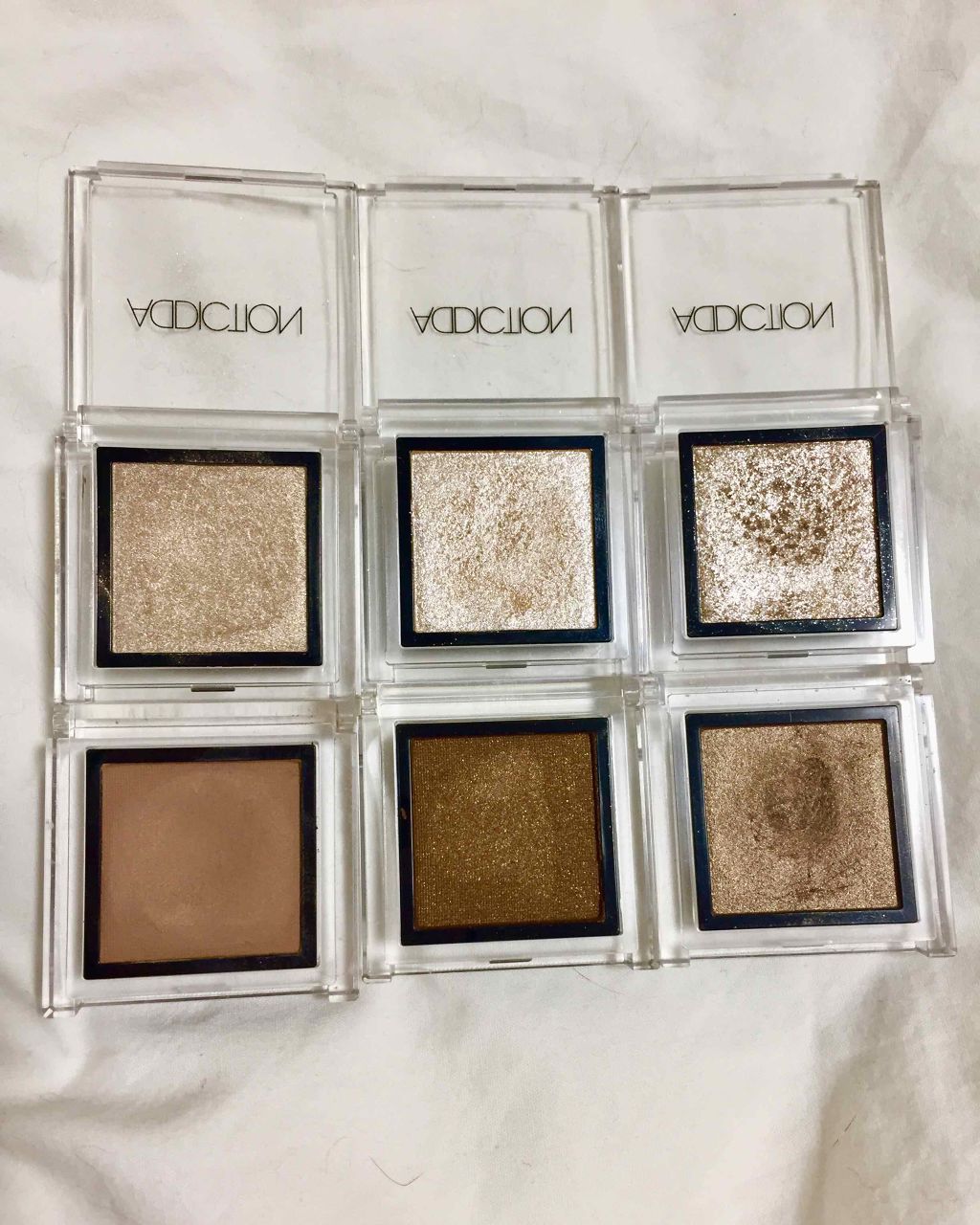 アディクション ザ アイシャドウ 27 Sandcastles (P) /ADDICTION/単色アイシャドウを使ったクチコミ（2枚目）