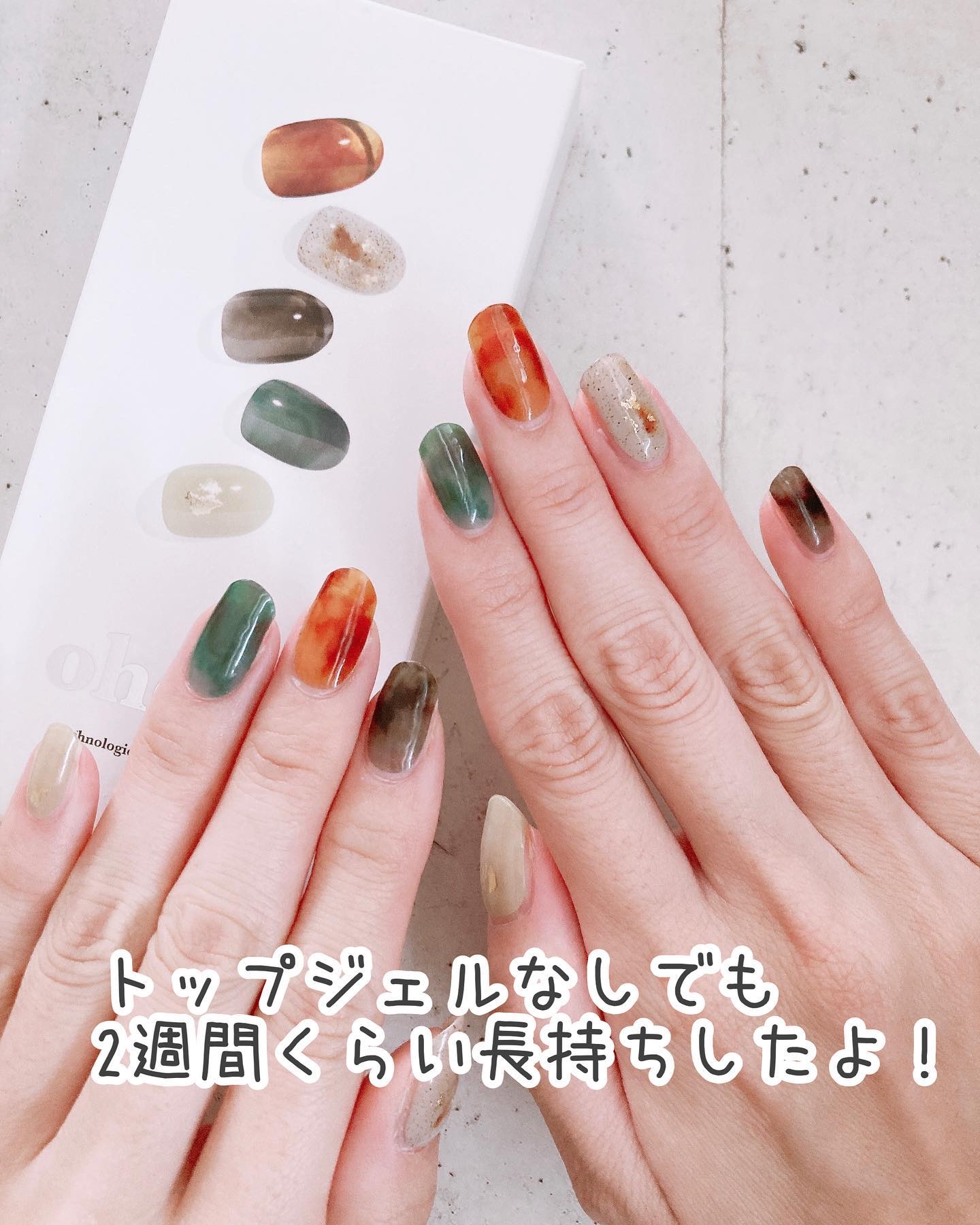 オホーラ プログロッシートップジェル/ohora/ジェルネイルを使ったクチコミ（3枚目）