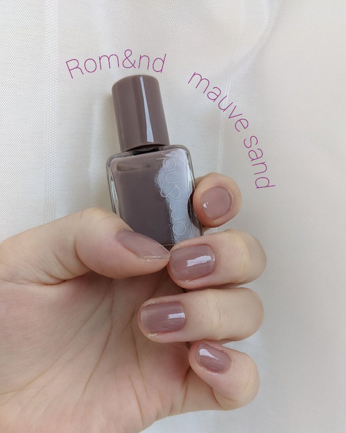 ムードペブルネイル/rom&nd/マニキュアを使ったクチコミ(1枚目)
