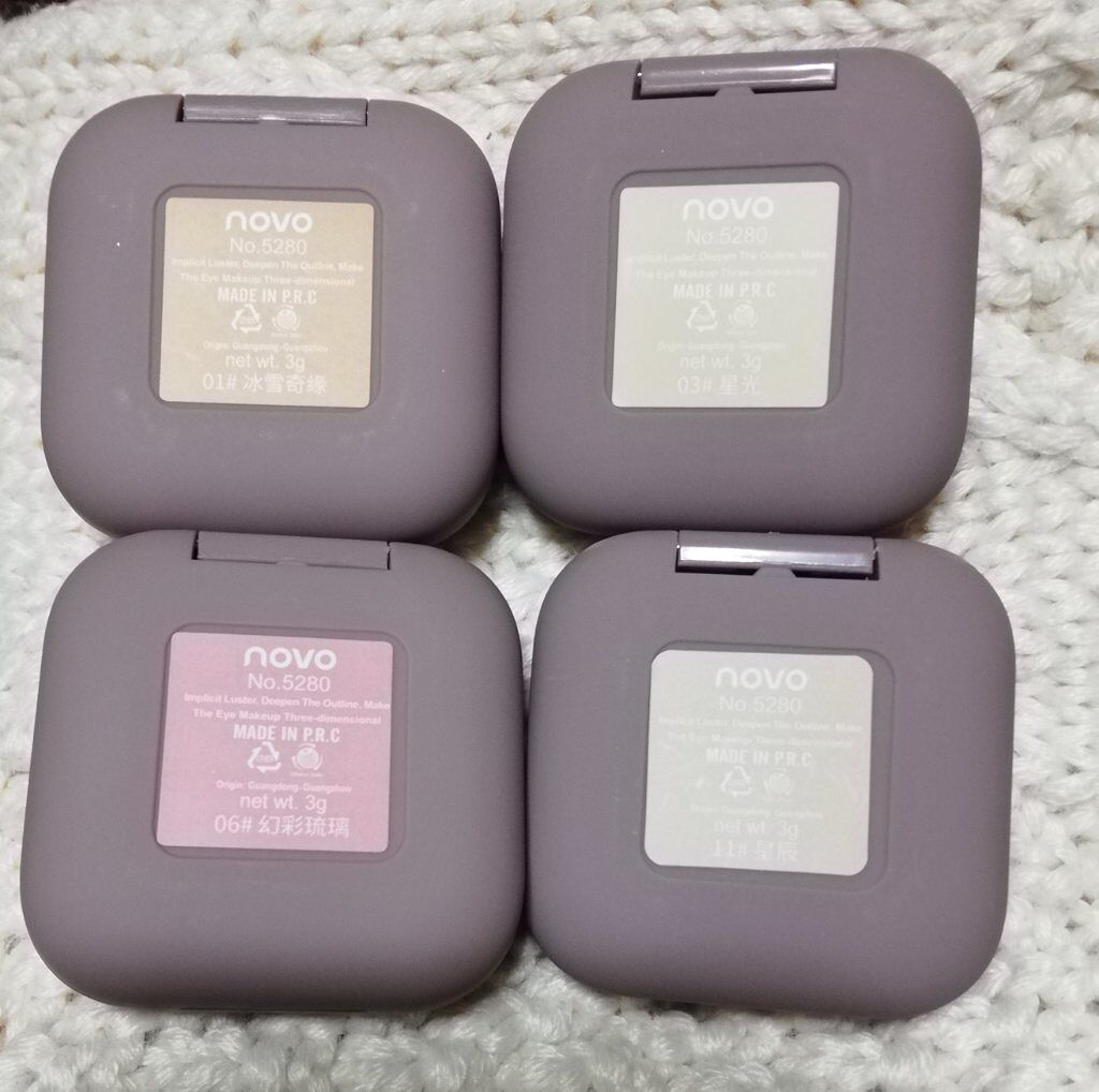 アイシャドウ/NOVO/単色アイシャドウを使ったクチコミ(2枚目)