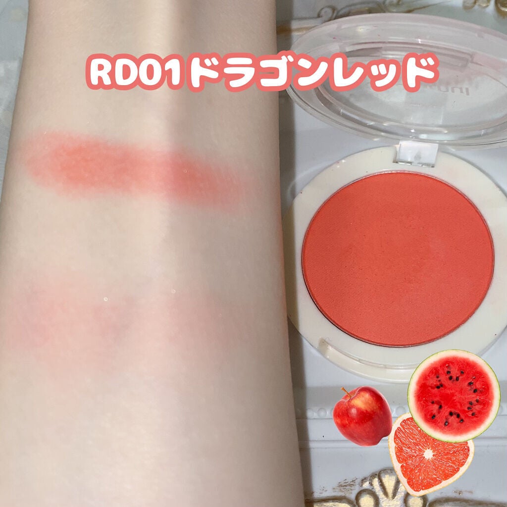 シングルブラッシャー/the SAEM/パウダーチークを使ったクチコミ(2枚目)