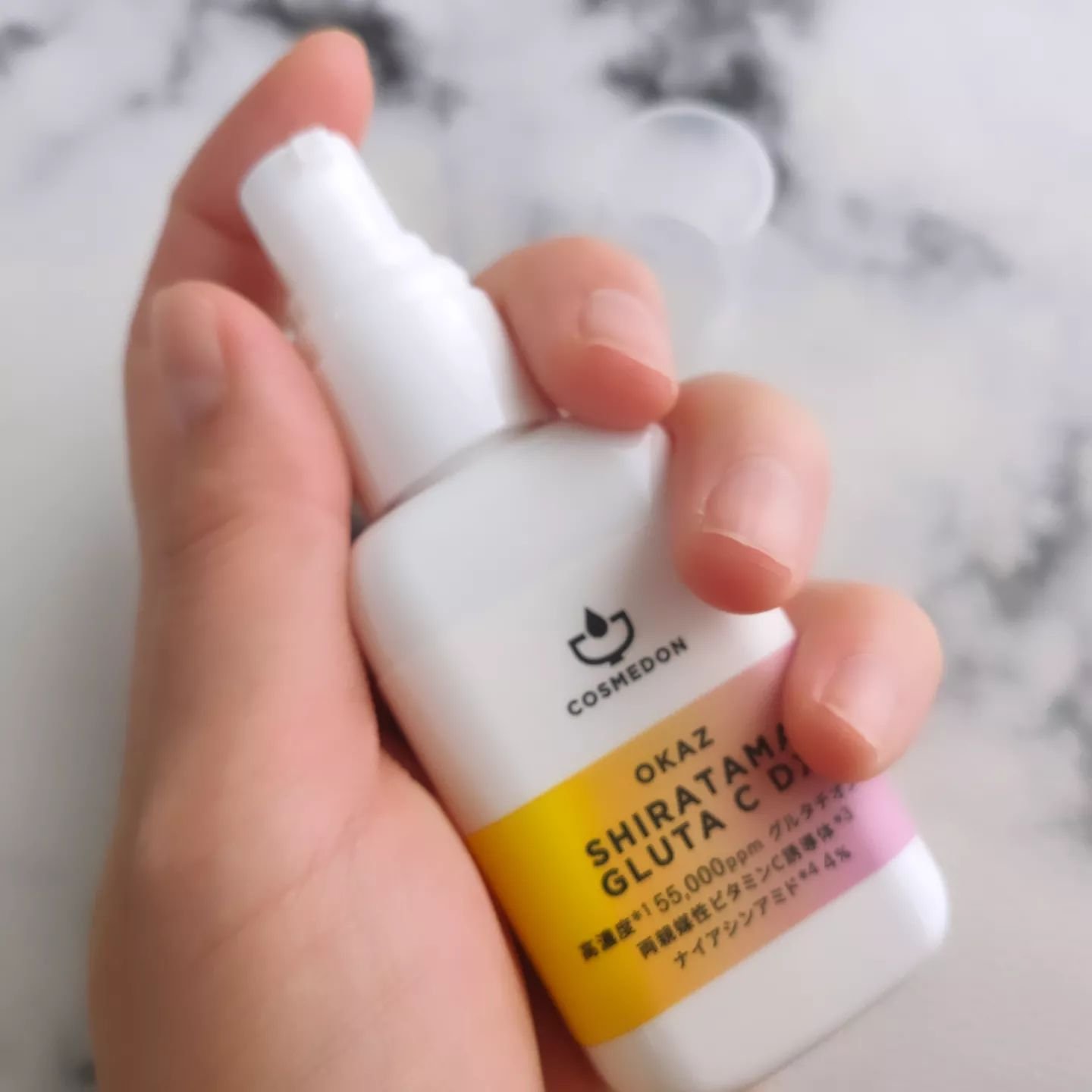 OKAZ SHIRATAMA GLUTA C DX(オカズ シラタマグルタシー デラックス)/COSMEDON/美容液を使ったクチコミ（3枚目）