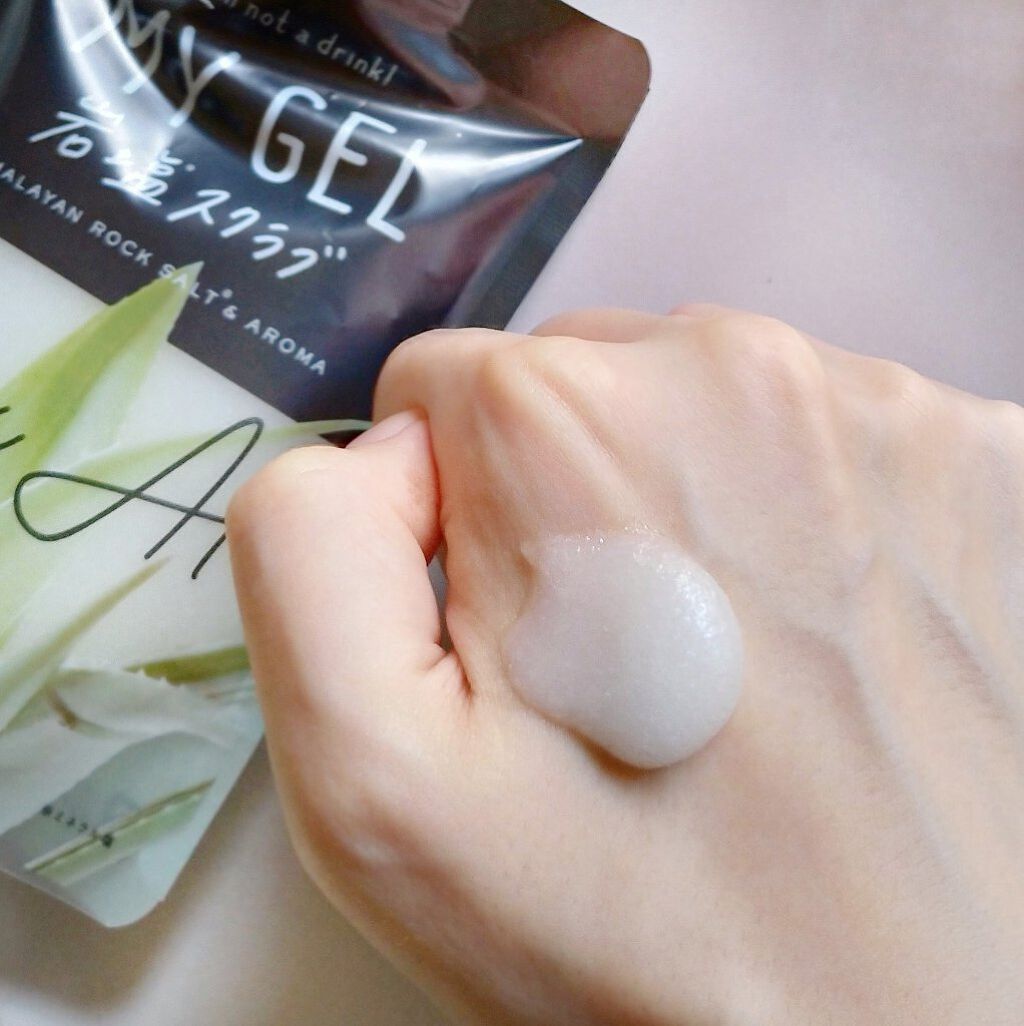 MY GEL 岩塩スクラブ/COSME RECIPE/ボディスクラブを使ったクチコミ(6枚目)